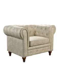 CHESTERFIELD York Armchair Beige Fabric