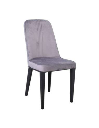 CASTER Chair Metal Black Paint-Grey...