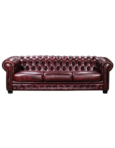 CHESTERFIELD Birmingham 4-S Leather Antique Red