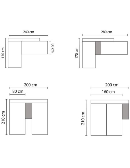 Γωνιακός Καναπές - Κρεβάτι SOFA BED Komfy by Sofa Company