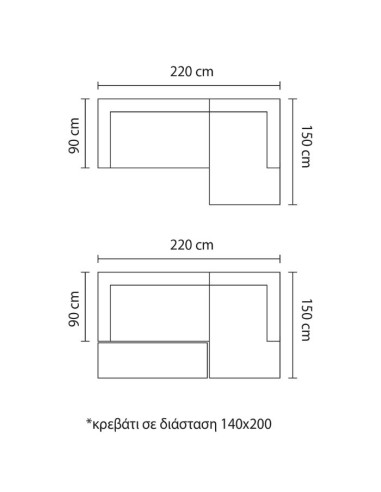 Corner - Sofa Bed BURT by Komfy by...