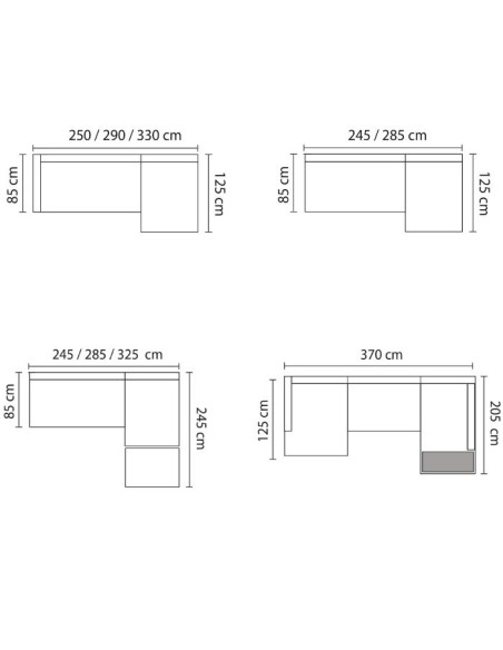 CELINE Corner composition Sofa Komfy by Sofa Company