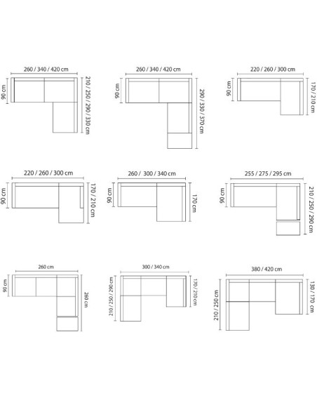 HANS Corner composition Sofa Komfy by Sofa Company