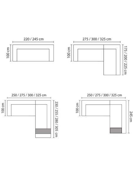 Γωνιακή Σύνθεση Καναπέ KASBAH Komfy by Sofa Company
