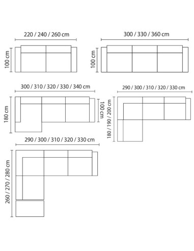 HAROLD Corner composition Sofa Komfy...