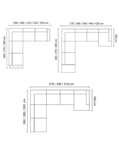 HAROLD Corner composition Sofa Komfy...