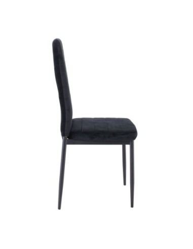 JETTA Chair Black Velure Fabric...