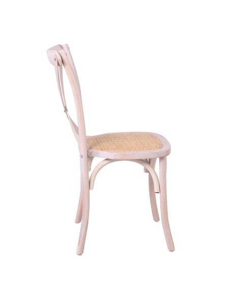 DESTINY Chair Decape White, Beech