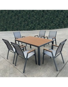 VIRNA Set (Table 150x90cm+6... 2