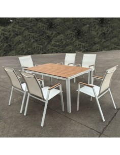 VIRNA Set (Table 150x90cm+6... 2