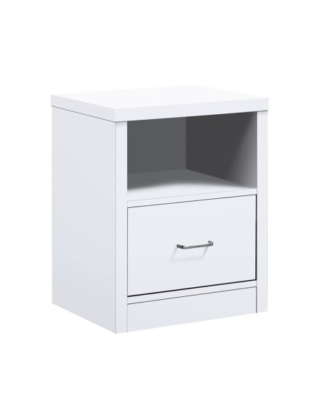CALIBER Bedside 47x39x60 White 1-Drawer
