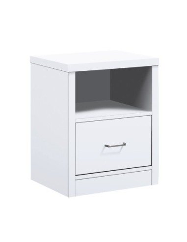 CALIBER Bedside 47x39x60 White 1-Drawer
