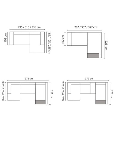 PENELOPE Corner Sofa by Komfy by Sofa...