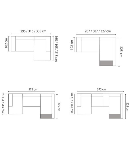 Γωνιακός Καναπές PENELOPE Komfy by Sofa Company