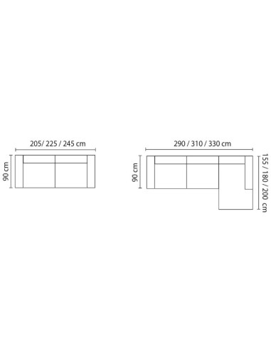ZANE Corner composition Sofa Komfy by...