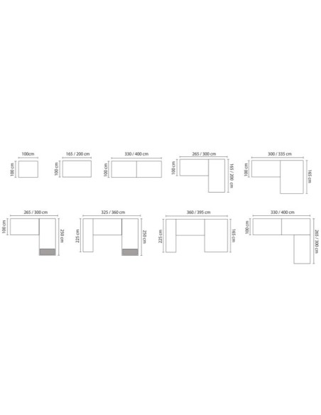 Γωνιακή Σύνθεση Καναπέ AKIRA Komfy by Sofa Company