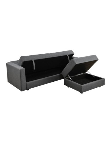 JACKSON Sofabed & Storage Corner Dark...