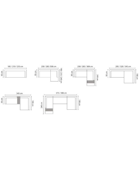 Γωνιακή Σύνθεση Καναπέ RITZ Komfy by Sofa Company