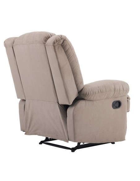 JULIA Πολυθρόνα Relax Σαλονιού - Καθιστικού, Ύφασμα Cappuccino