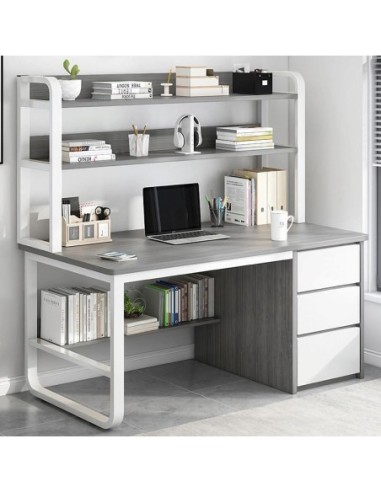 PC Metal Desk 3 Drawers-3 Shelves...