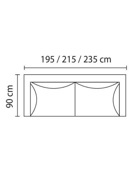 Τριθέσιος - Διθέσιος Καναπές SOLARIS Komfy by Sofa Company