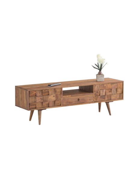 TEKA-W TV Board 140x35x45 Acacia Natural Finish