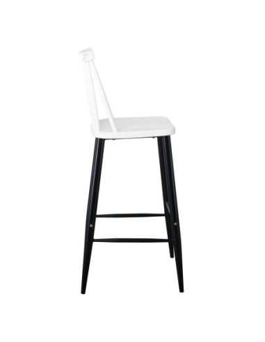 LAVIDA Σκαμπό BAR με Πλάτη, Μέταλλο...