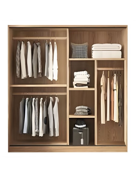 VANITY Wardrobe 120x60x200cm Sonoma Oak-Cream