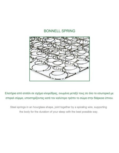 MATTRESS Bonnell Spring 150x200-19cm...