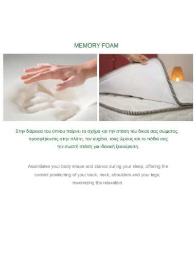 MATTRESS Top Foam Removable-Memory...