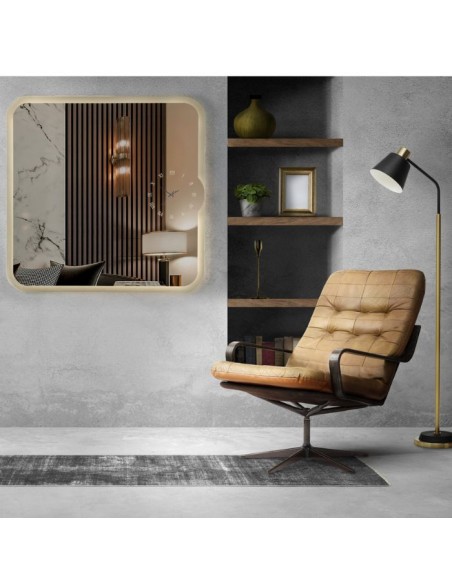 Q40 Mirror - Clock by PL Mirrors