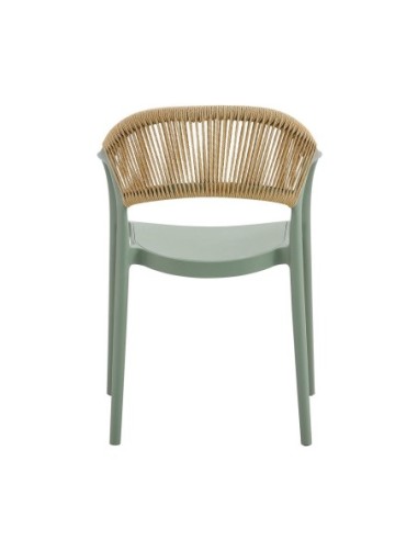 DONNA Armchair-Pro PP-UV Green-Rope...