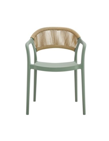 DONNA Armchair-Pro PP-UV Green-Rope...