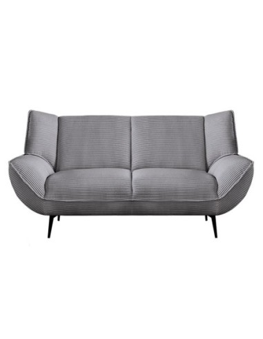 EMERALD 2-Seater Sofa Grey Corduroy...