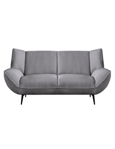 EMERALD 2-Seater Sofa Grey Corduroy...