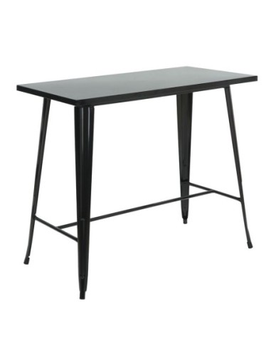 RELIX Bar Table 120x60 Metal Black