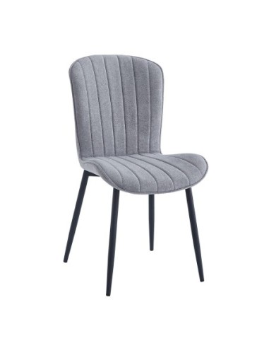 KELLY Chair Black Metal-Grey Mini...
