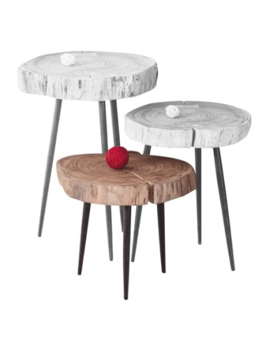 PATEL Side Table +--33x32 H.30 Acacia...