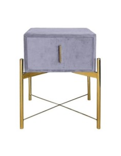 PASSION Bedside Grey Velure...