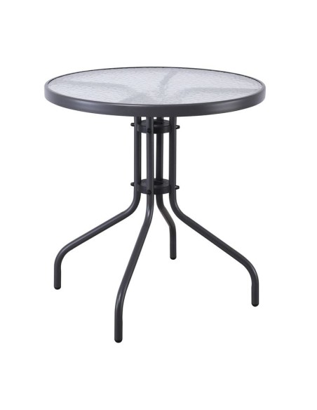 BALENO Table D.70cm Metal Anthracite
