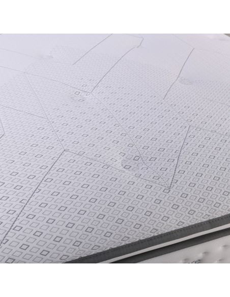 MATTRESS 5-Zone Pocket Spring+Latex+Gel Memory Foam 160x200x(34-32)cm