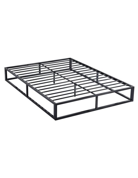 UNDERLAY Metal 160x200 Black with Metal Slats