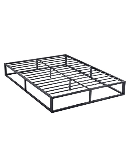 UNDERLAY Metal 160x200 Black with Metal Slats