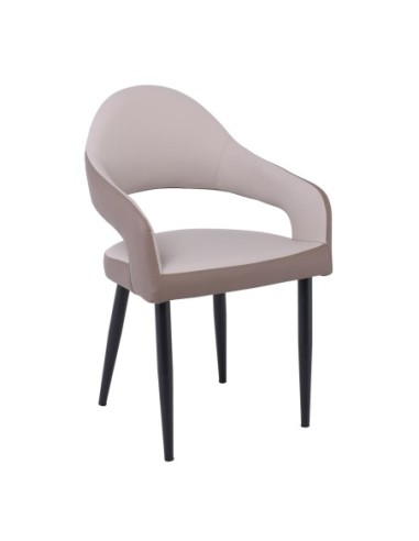 MODUS Armchair Metal Black Paint, Pu...