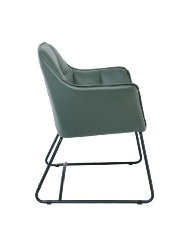 POLLY Πολυθρόνα Μέταλλο Βαφή Μαύρο,...