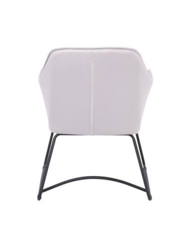 POLLY Armchair Metal Black-Suede...