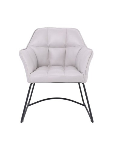 POLLY Armchair Metal Black-Suede...