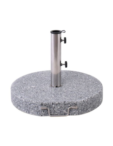 GRANITE Grey Umbrella Base D.50cm-304 Stainless Steel (40Kg)