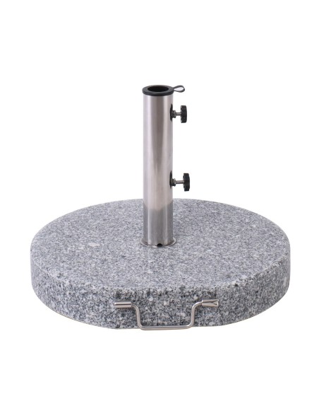 GRANITE Grey Umbrella Base D.50cm-304 Stainless Steel (40Kg)
