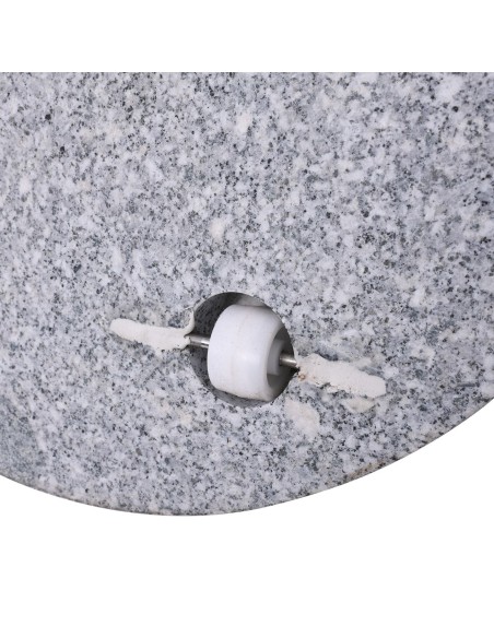 GRANITE Grey Umbrella Base D.50cm-304 Stainless Steel (40Kg)